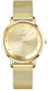 Wrist Watch Giewont Sapphire GW4130-B2 — women's analogue gold finish, sapphire crystal
