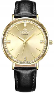 Wristwatch Giewont Sapphire GW5390-A2 — women's analog watch, gold tone, sapphire crystal