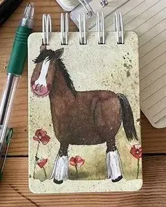 Notebook Incood Kołonotes A7 SSN41 Koń Dolly — pocket A7 format, lined pages