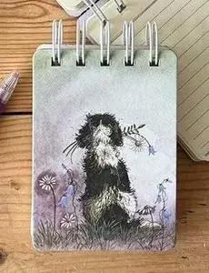 Notebook Incood Kołonotes A7 SSN37 Spaniel with Flowers — A7 pocket notebook
