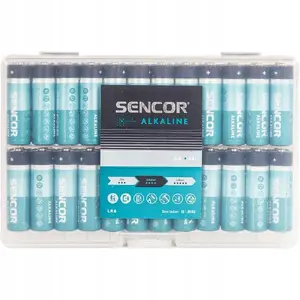 Alkāliskās AA baterijas SENCOR SBA LR6 48 BOX — komplekts 48 šūnu (LR6)