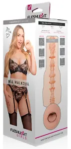 Masturbators Fleshlight Mia Malkova Headshot (mute) — Superskin iekšmētelis, 25 cm ievades dziļums