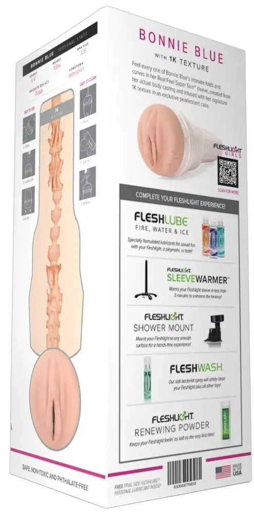 Мастурбатор Fleshlight Bonnie Blue 1K Photo 13