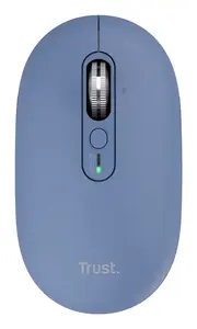 Wireless Office Mouse TRUST Seron Slim Multi — Ambidextrous, RF Wireless + Bluetooth, Optical 3200 DPI, 7 buttons, Blue
