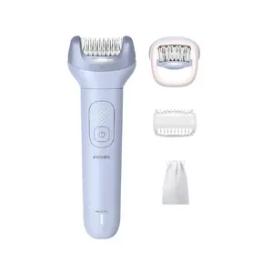 Epiliators Philips 8000 Series BRE708/00 — bezvadu, mitrs un sauss, 32 pincetes, 2 ātrumi, zils