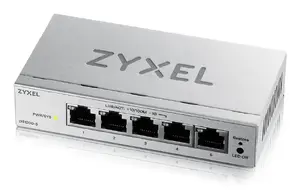 Managed L2 Gigabit Desktop Switch Zyxel GS1200-5V3 — 5 x RJ-45 10/100/1000, 10 Gbps switching