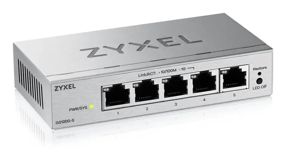 Zyxel GS1200-5V3 управляемый L2 гигабитный коммутатор Photo 2