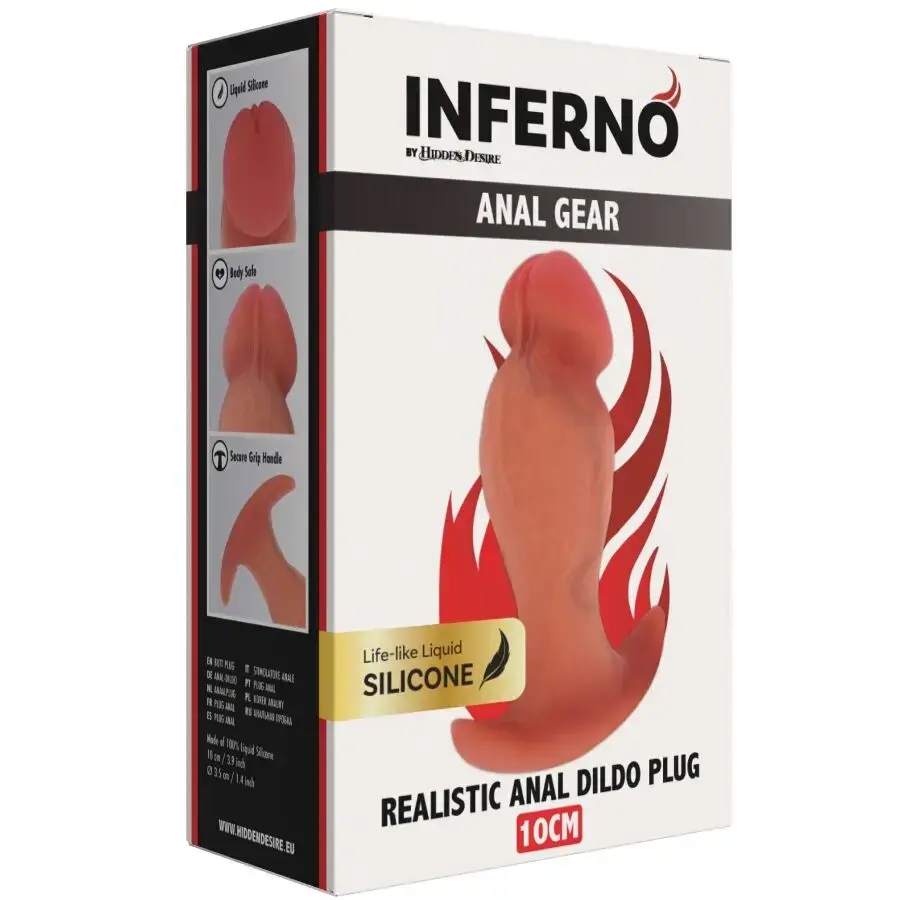 Анальная пробка Hidden Desire Inferno Realistic 10 см Photo 6