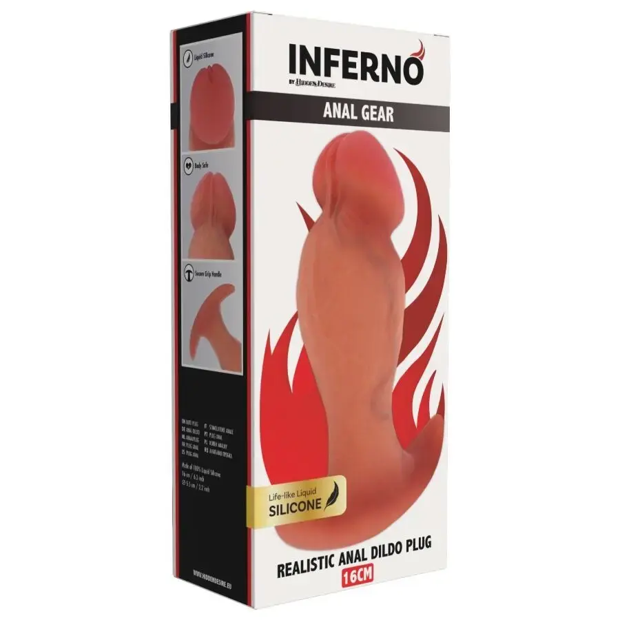 Анальная пробка hidden desire INFERNO 16 см Photo 6