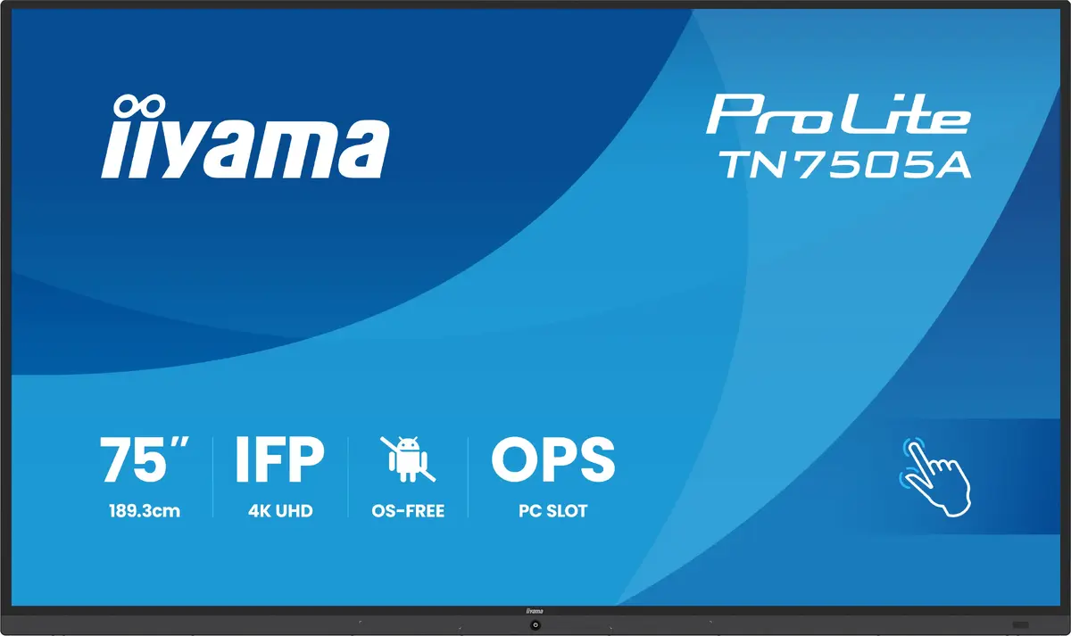 IIYAMA TN7505A-B1AG интерактивная панель 74.5" 4K Photo 2