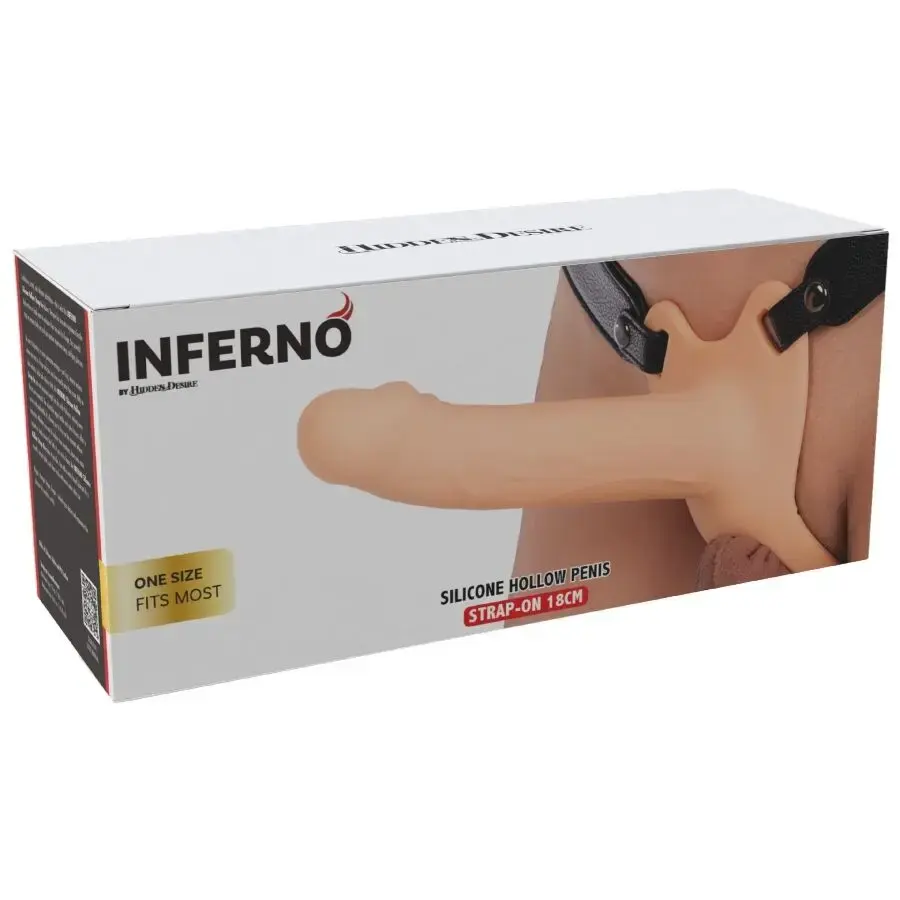 Силиконовая насадка на пенис 18 см – hidden desire INFERNO Photo 6