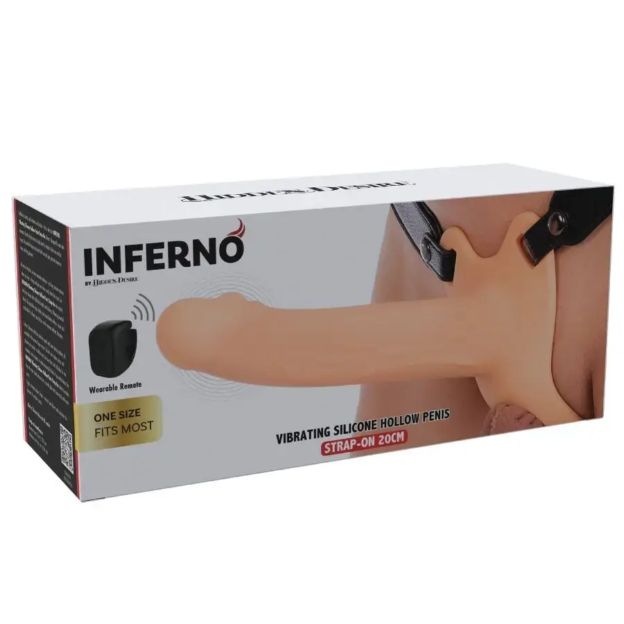 Насадка-страпон с вибрацией hidden desire INFERNO 20 см Photo 7