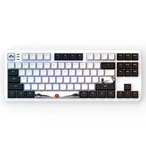 Mehāniskā tastatūra Dark Project ALU87 Fuji 2 — 87 taustiņi, G3MS Sapphire slēdži, ANSI izkārtojums, RU marķējums