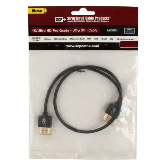 HDMI kabelis SCP 940-8B — 2,5 m Photo 2
