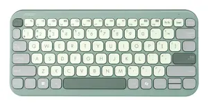 Wireless Bluetooth 75% ASUS Marshmallow KW100 keyboard — QWERTZ layout, scissor switches, green, for home