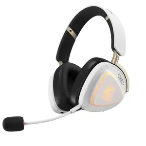 Наушники Asus ROG Delta II-KJP — накладные (circumaural), проводные и беспроводные (Bluetooth), 20–20000 Гц, 325 г, черно‑белые