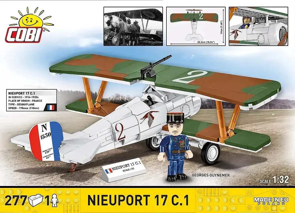 Cobi Blocks Nieuport 17 C.1 277 pcs construction set Photo 3