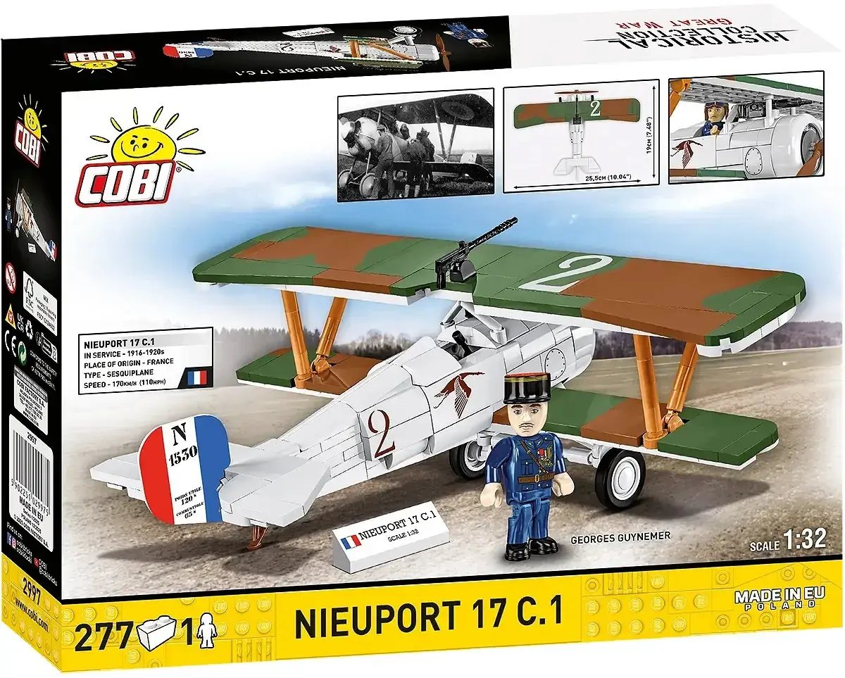 Cobi Blocks Nieuport 17 C.1 277 pcs construction set Photo 4