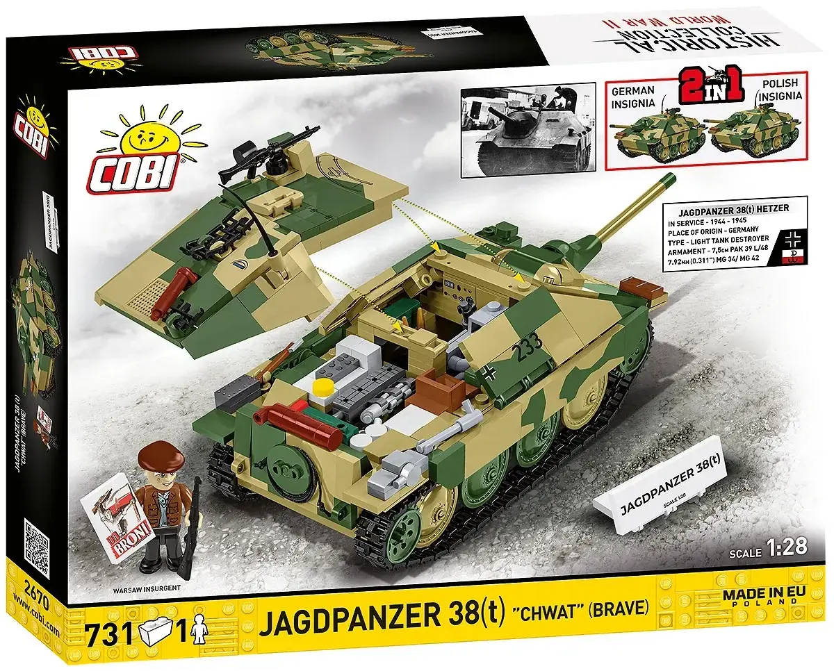 Cobi Blocks Jagdpanzer 38t Brave — 731 pcs Photo 4