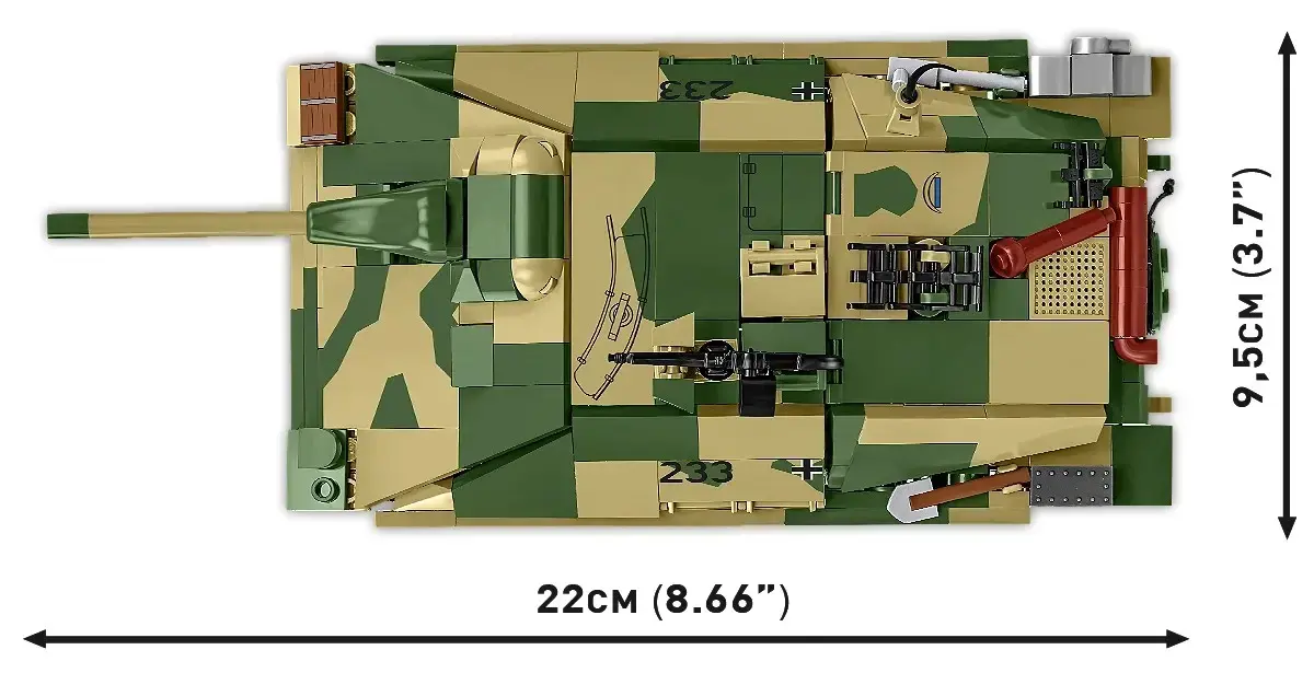 Cobi Blocks Jagdpanzer 38t Brave — 731 pcs Photo 6