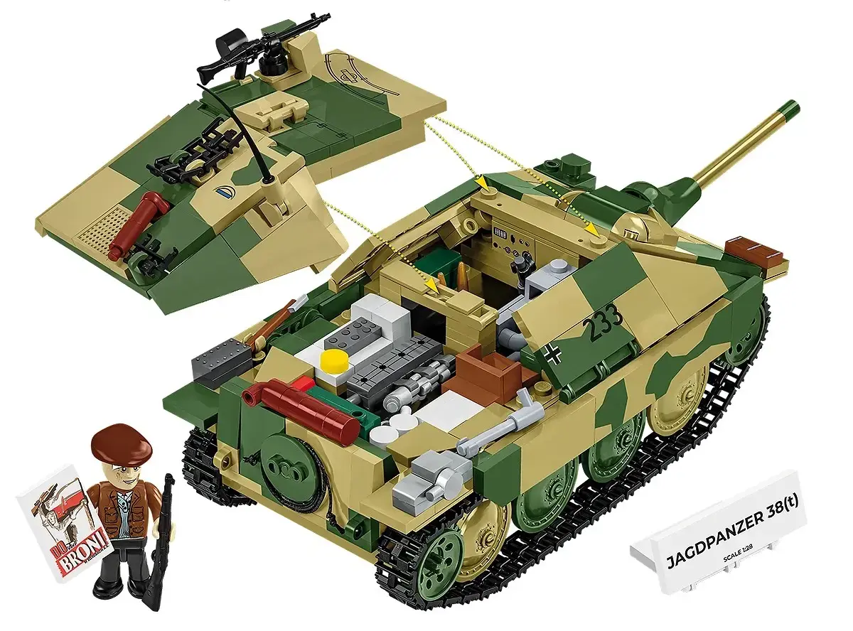 Cobi Blocks Jagdpanzer 38t Brave — 731 pcs Photo 9
