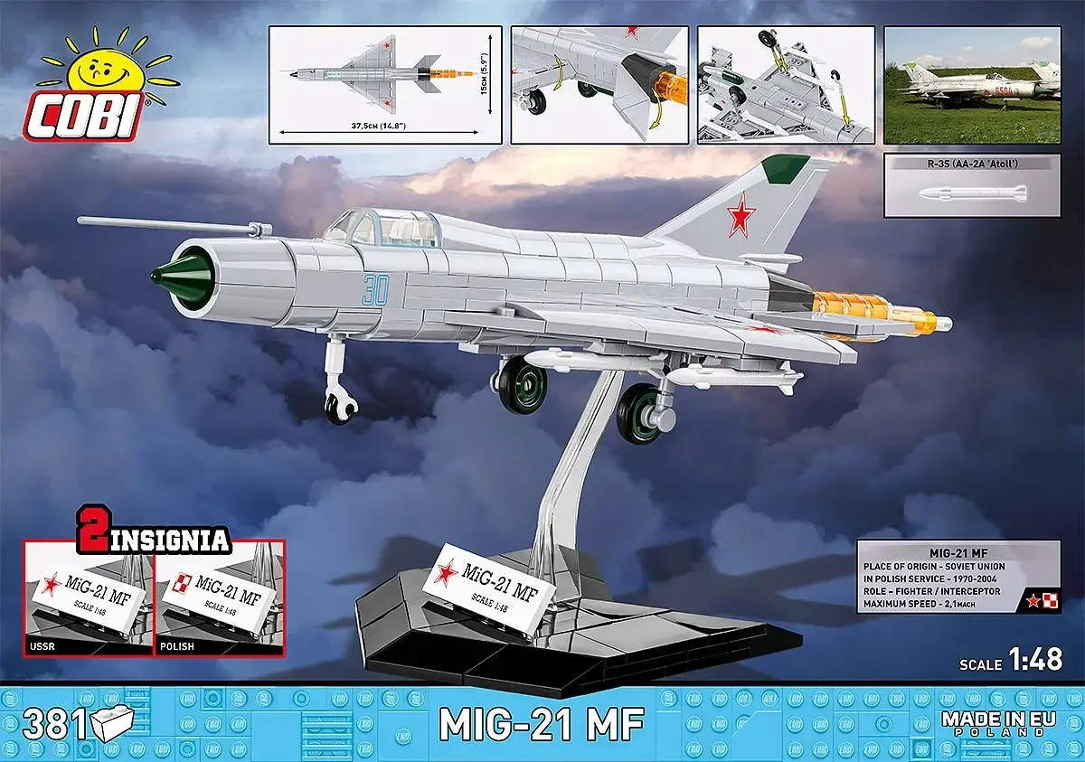 Cobi Mig-21 MF construction set — 381 blocks Photo 3
