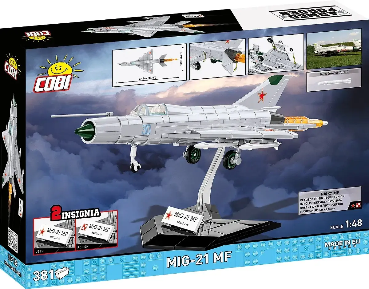 Cobi Mig-21 MF construction set — 381 blocks Photo 4