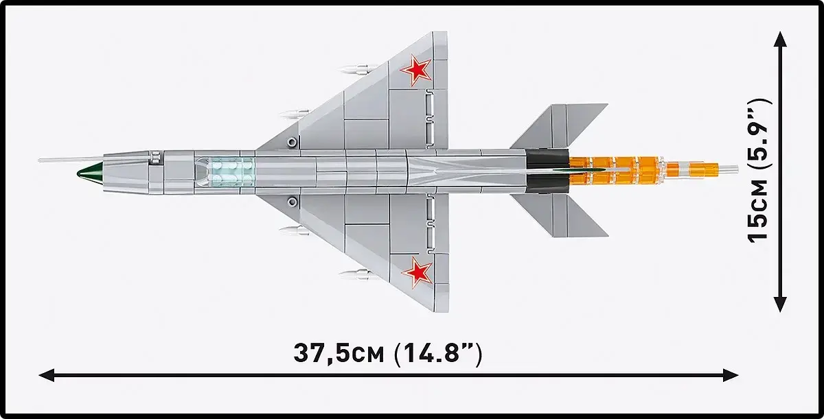 Cobi Mig-21 MF construction set — 381 blocks Photo 5