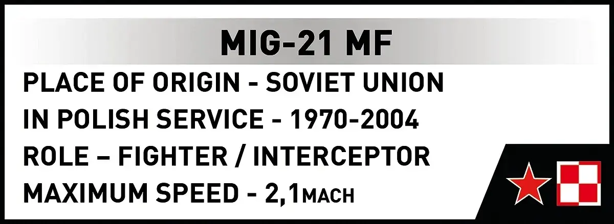 Cobi Mig-21 MF construction set — 381 blocks Photo 15