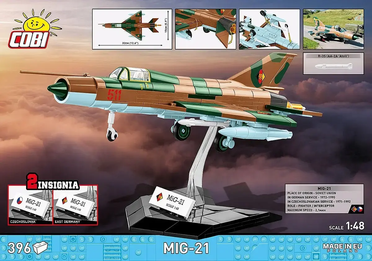 Cobi Mig-21 model kit 396 pcs Photo 3