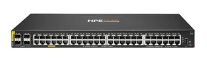 Управляемый HPE Aruba Networking CX 6000 48-портовый Gigabit L2/L3 PoE Class4 370W, 4 SFP 1G, 1U