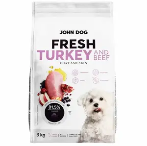 Сухой корм для собак john dog ADULT FRESH TURKEY & BEEF 3 кг