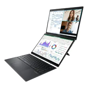 Laptop Asus Zenbook Duo UX8406CA-QL121W — Ultra 7 2x14.0" OLED FHD Touch 60Hz, 32GB LPDDR5X, 1TB SSD, Intel Arc, 75WHr, Cam 1080p