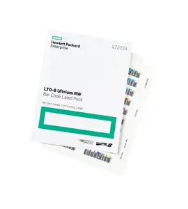 LTO-8 Ultrium RW Bar Code Label Pack by high peak — LTO media labels, white, 102×105.4×21.5 mm, 1 pc