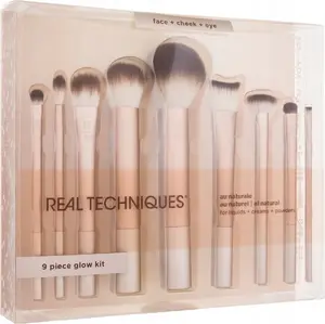 Makeup brush set real techniques 9-piece natural brushes set