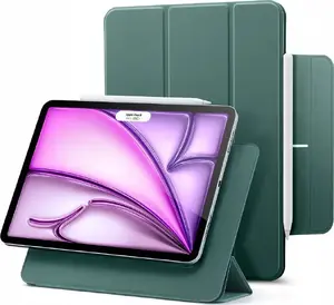 Tablet case ESR Rebound Magnetic for iPad Pro 12.9" (4/5/6) 2020–2022 and iPad Air 13" (1/2) 2024–2025, Forest Green