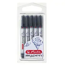 Pen refill HERLITZ 10999852 for fountain pens, blue ink, pack of 5