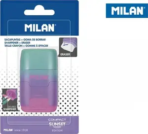Точилка с ластиком Milan Temperówko-Gumka Compact Sunset, модель 368578