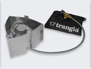 Газовая горелка Trangia Triangle Stove комплект от Unilight, модель 400377, компактная походная плита