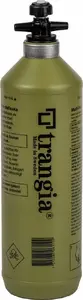 Fuel Bottle 1 Litre Trangia olive – metal fuel container for camping stoves