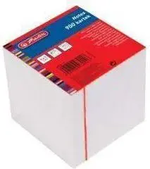 Sticky Notes pad HERLITZ 99, 900 sheets — refillable note cube for reminders and office use