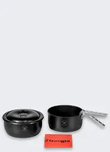 Cookware Set Upominkarnia Trangia Tundra II Black – compact camping stove cookware set