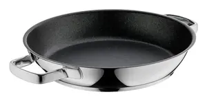WMF PermaDur Advance All-purpose frying pan 28 cm Stainless steel Black Non-stick coating