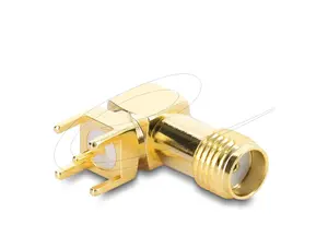 DELOCK cable gender changer SMA Gold – adapter with SMA to SMA connectors, gold finish
