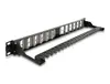 DELOCK 19" keystone patch panel 24 porti slīpa Photo 3