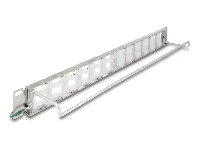 DELOCK 19" патч-панель 24 порта keystone, 1U Photo 2