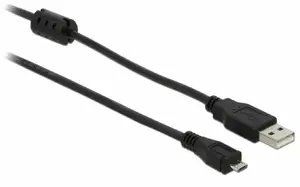 USB cable Sonstige 82335 — USB A to Micro-USB B, USB 2.0, 2 m, Black