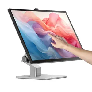 ALOGIC 32C4KPDTF Computer Monitor 32 Inch 4K Ultra HD Touchscreen Silver 3840 x 2160 Pixels VA Built-in Speakers USB Hub VESA