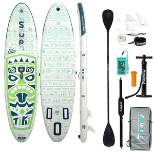 Piepūšamā SUP dēlis FunWater Tiki 3,2 m (zaļa) – modelis SUPFW05D