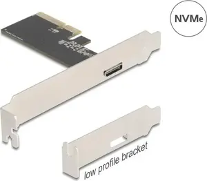 DELOCK PCI Express x4 to 1x external OCuLink (SFF-8612) adapter card, low-profile